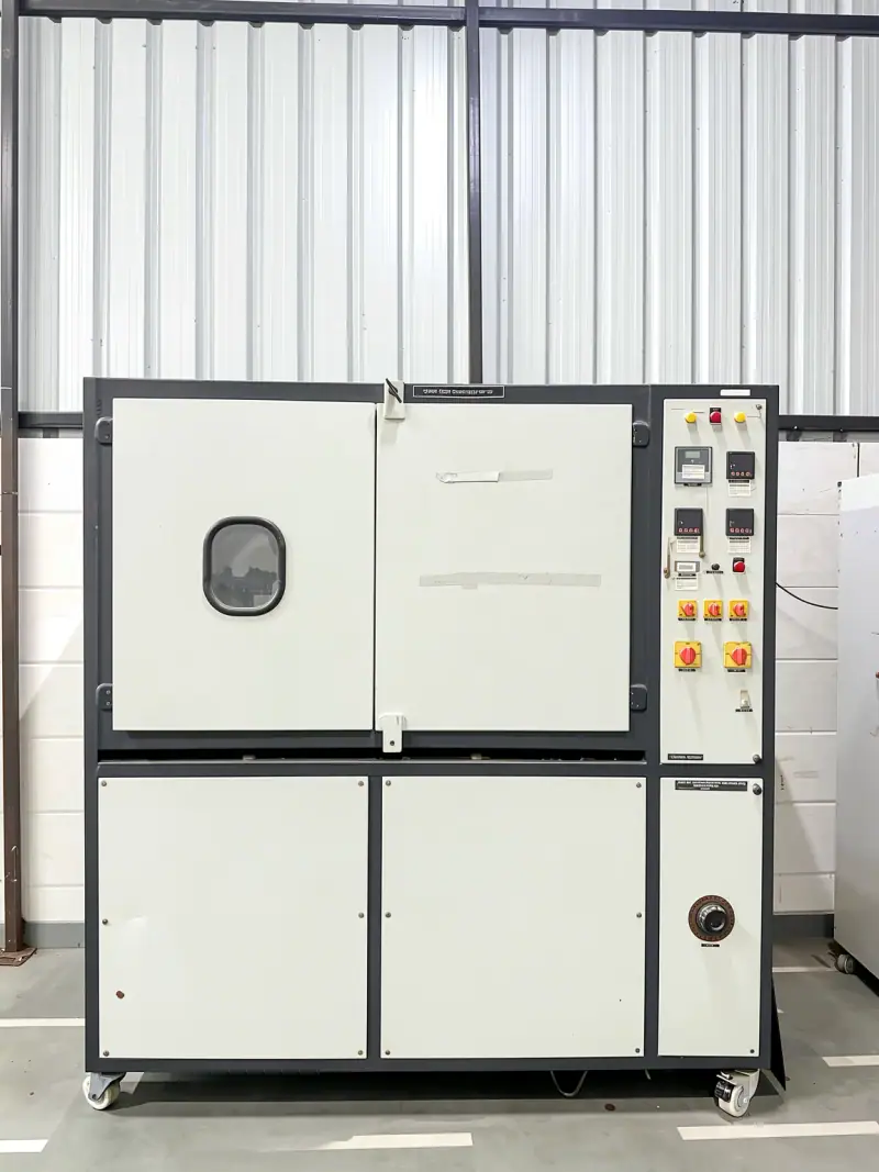 Thermal test chamber for 100°C sustained testing and IP ingress qualification