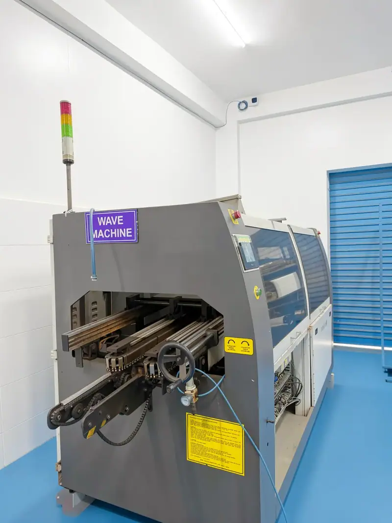 ESD dual-pot wave soldering machine